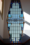 Glas in lood in het trappenhuis.
<br/>
2011